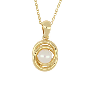 Mastoloni 18K Gold Freshwater Pearl Pendant