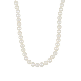 Mazza Pearl Necklace with 14K Toggle Clasp