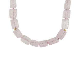 Mazza 14K Gold Kunzite Bead Necklace