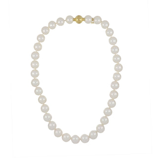 Mikimoto 18K Gold South Sea Pearl Bead Necklace