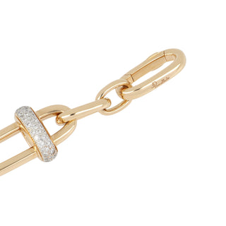 Pomellato 18K Rose Gold Iconica Diamond Link Bracelet