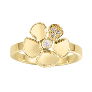 L. Klein Alessia 18K Diamond Flower Ring