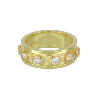 Mazza 14K Bezel-Set Diamond Half Band