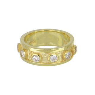 Mazza 14K Bezel-Set Diamond Half Band