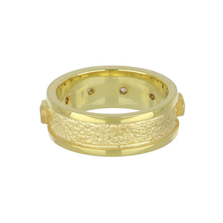 Mazza 14K Bezel-Set Diamond Half Band