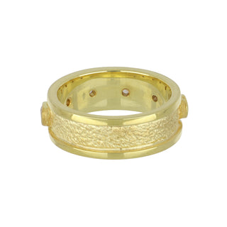 Mazza 14K Bezel-Set Diamond Half Band