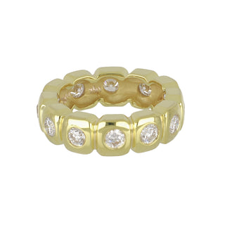 Mazza 14K Diamond Eternity Band