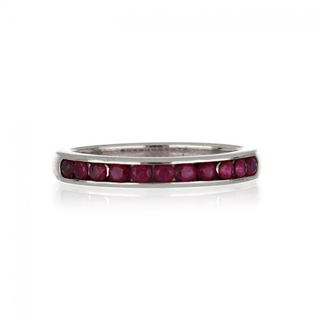 Tiffany & Co. Platinum Ruby Band