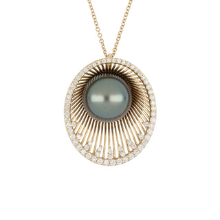 Mastoloni 18K Rose Gold Tahitian Pearl Pendant