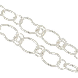 Ippolita Sterling Silver Classico Convertible Mixed Shape Links Necklace