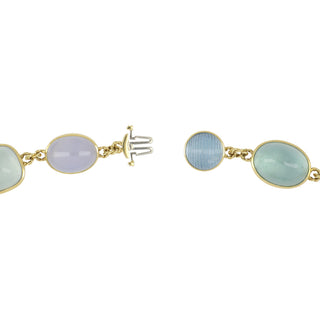 Seaman Schepps 18K Gold Multi Gemstone Athena Necklace