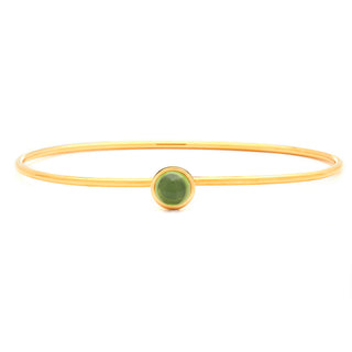 Syna 18K Gold Small Candy Bracelet in Peridot