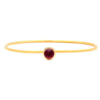 Syna 18K Gold Small Candy Bracelet in Rubellite