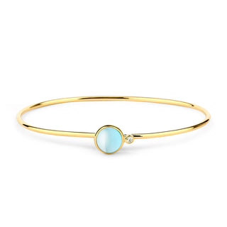 Syna 18K Gold Cirra Bracelet in Blue Topaz