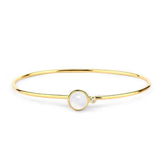 Syna 18K Gold Cirra Bracelet in Moon Quartz