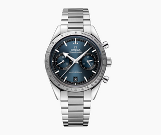 Omega Stainless Steel Speedmaster '57 Chronometer Watch in Blue