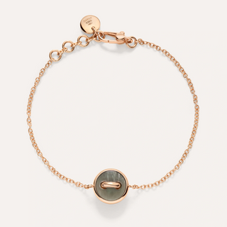 Pomellato 18K Rose Gold Mother-Of-Pearl Pom Pom Dot Bracelet