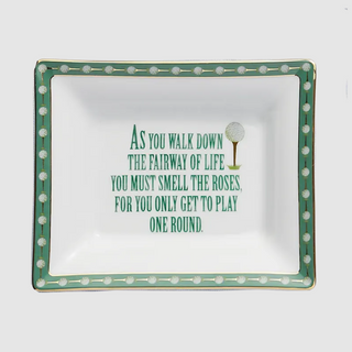 Mottahedeh Fairway of Life Porcelain Dish