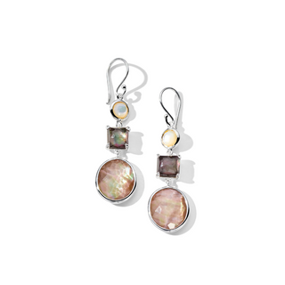 Ippolita Sterling Silver Mother of Pearl and Shell Rock Candy Drop Earrings