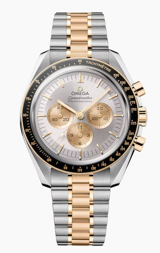 Omega Stainless Steel and 18K Gold Speedmaster Moonwatch