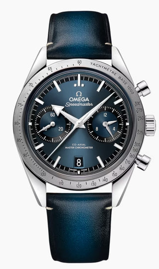 Omega Stainless Steel Speedmaster '57 in Blue