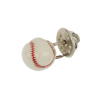 Deakin & Francis Sterling Silver Baseball Tie Pin