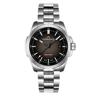 Norqain Stainless Steel Independence Watch in Brown Gradient