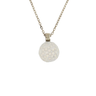 Deakin & Francis Sterling Silver Golf Ball Necklace