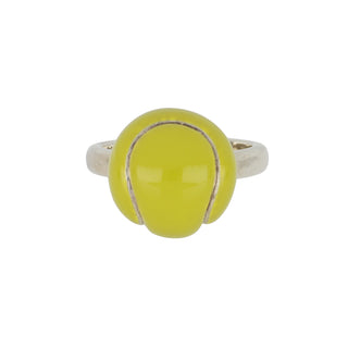 Deakin & Francis Sterling Silver Tennis Ball Ring