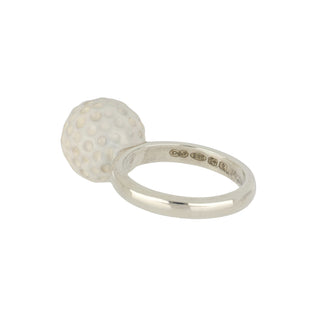 Deakin & Francis Sterling Silver Golf Ball Ring