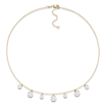 Mastoloni 14K Gold Multi Pearl Drop Necklace