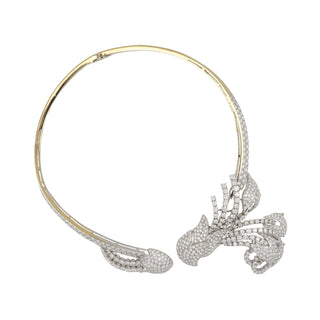 Moussaieff 18K Gold Two-Tone Diamond Collar Necklace