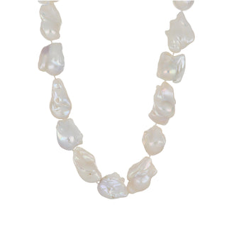 Estate Large Cultured Baroque Pearl Necklace