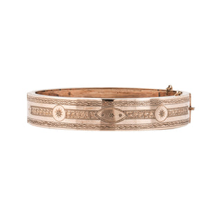 Victorian Silver Gilt Bangle