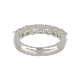 Tenenbaum Platinum Cushion Cut Diamond Seven Stone Band
