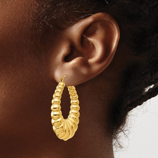 Tenenbaum Collection 14K Gold Hoop Earrings