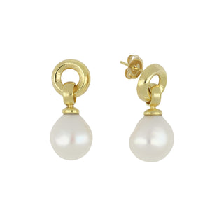 Mazza 14K Gold Baroque Pearl Drop Earrings