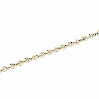 Michael M 14K Gold Diamond Tennis Bracelet