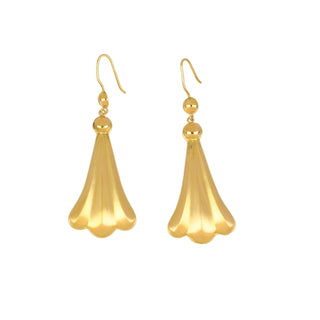 1990s LaLaounis 18K Gold Drop Earrings