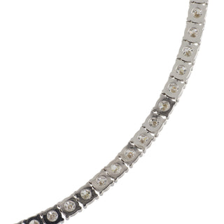 Tenenbaum 18K White Gold Diamond Line Necklace