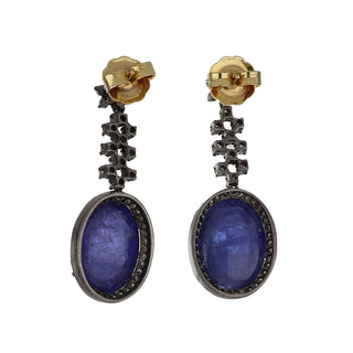 Tenenbaum Collection Sterling Silver Tanzanite with Diamond Suite