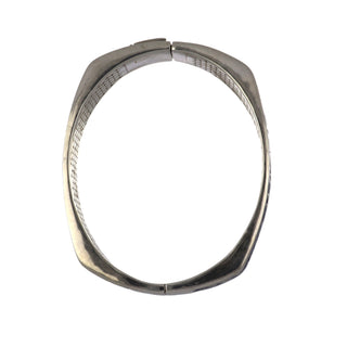 Vincent Peach Ranch Brand Bangle with Blue Enamel