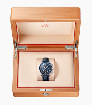 Omega Stainless Steel Speedmaster Moonphase in Blue