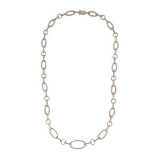 Vintage/Estate 18K White Gold Diamonds Collar Necklace