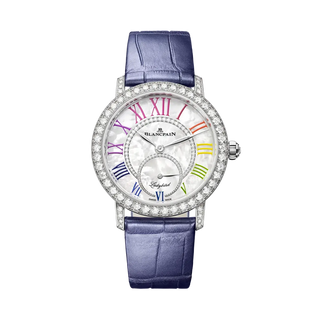 Blancpain 18K White Gold Diamond Ladybird Colors Watch with Interchangeable Straps