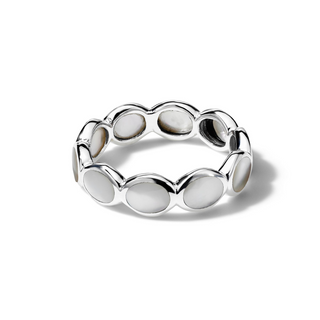 Ippolita Sterling Silver Mother Of Pearl Polished Rock Candy Band