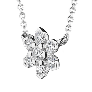 Verragio 18K White Gold Diamonds Pendant Necklace