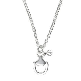Vincent Peach Sterling Silver Churchill Downs Pendant Necklace