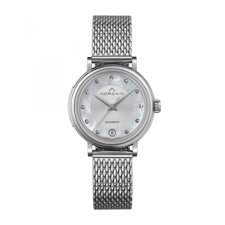 Norqain Stainless Steel Freedom 60 in Mother of Pearl