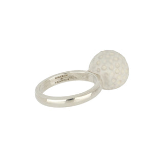 Deakin & Francis Sterling Silver Golf Ball Ring